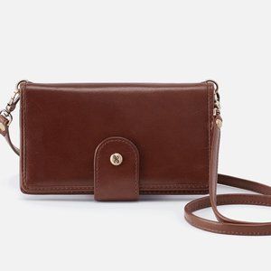 NWT New Hobo Apollo Crossbody Wallet Woodlands Leather Retired Rare